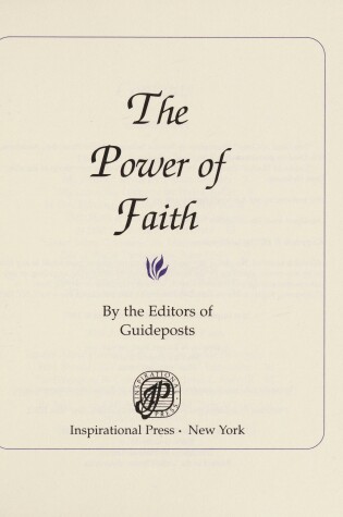 Cover of The Power of Faith