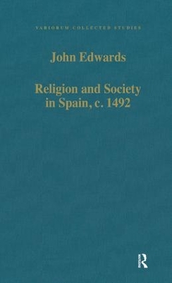 Book cover for Religion and Society in Spain, c. 1492
