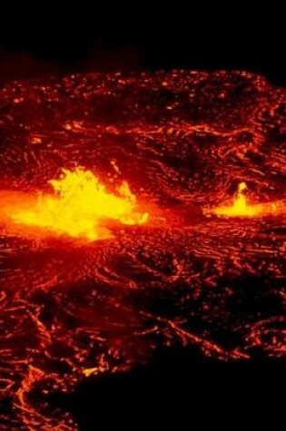 Cover of Night View of the Lava Flow at the Kilauea Volcano Hawaii Journal