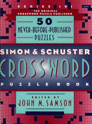 Book cover for Crossword Puzzle Series # 191