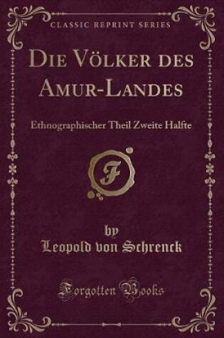 Cover of Die Völker Des Amur-Landes