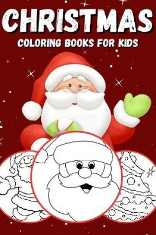 Cover of Christmas coloring books for kids