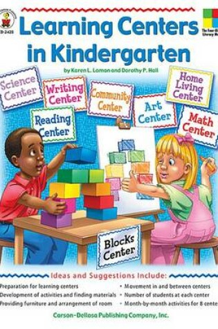 Cover of Learning Centers in Kindergarten, Grade K