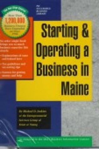 Cover of Starting and Operating a Business in Maine