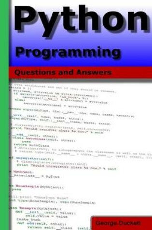 Cover of Python Programming