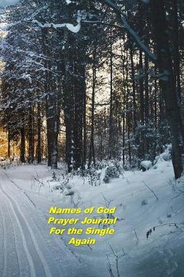 Book cover for Names of God Prayer Journal For the Single Again