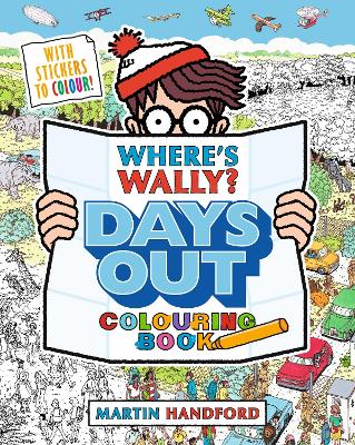 Book cover for Where's Wally? Days Out: Colouring Book