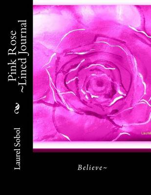 Cover of Pink Rose Lined Journal