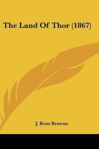 Cover of The Land Of Thor (1867)