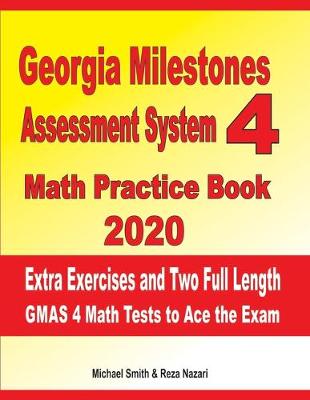 Book cover for Georgia Milestones Assessment System 4 Math Practice Book 2020