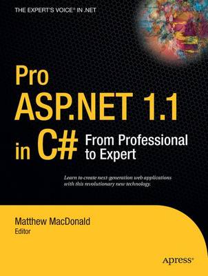 Book cover for Pro ASP.NET 1.1 in C#