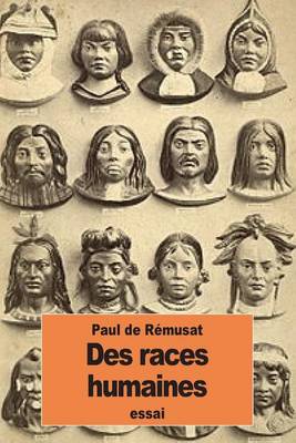 Book cover for Des races humaines