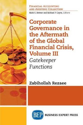 Book cover for Corporate Governance in the Aftermath of the Global Financial Crisis, Volume III