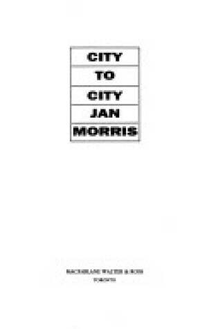 Cover of City to City
