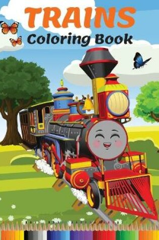 Cover of Trains Coloring Book