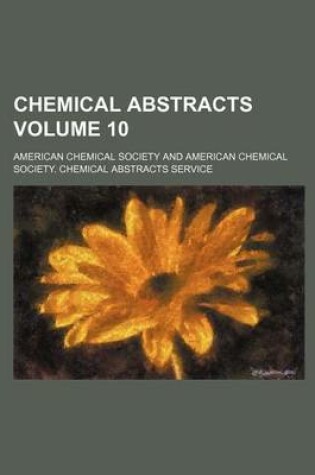 Cover of Chemical Abstracts Volume 10