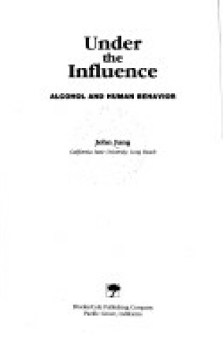 Cover of Under the Influence