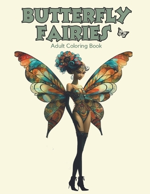 Book cover for Butterfly Fairies Coloring Book