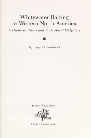 Cover of Whitewater Rafting in Western North America