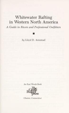 Book cover for Whitewater Rafting in Western North America