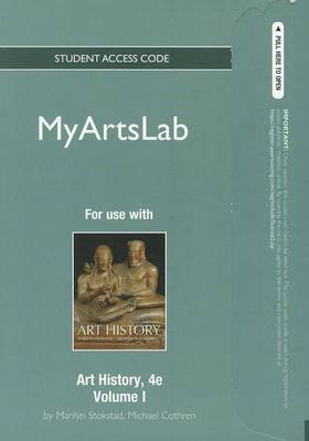 Book cover for NEW MyLab Arts Pegagus Student Access Code Card for Art History, Volume 1 (standalone)