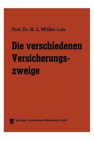 Cover of Die verschiedenen Versicherungszweige