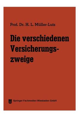 Book cover for Die verschiedenen Versicherungszweige