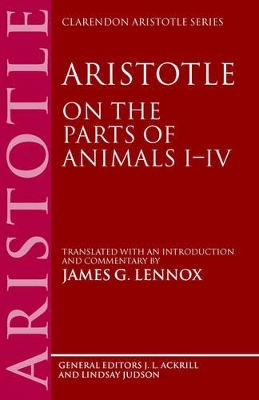 Book cover for Aristotle: On the Parts of Animals