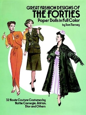 Book cover for Great Fashion Designs of the Forties Paper Dolls