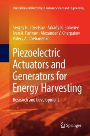 Cover of Piezoelectric Actuators and Generators for Energy Harvesting