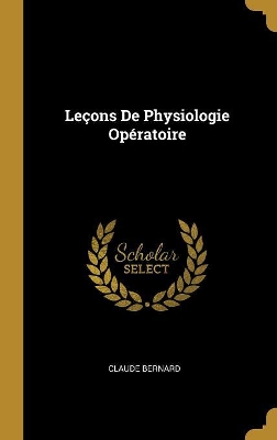 Book cover for Le�ons De Physiologie Op�ratoire