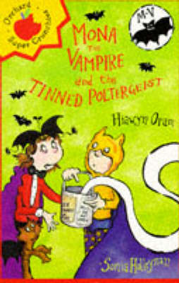 Book cover for Mona the Vampire and the Tinned Poltergeist