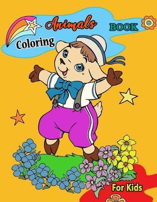 Cover of Animals Coloring Book For Kids