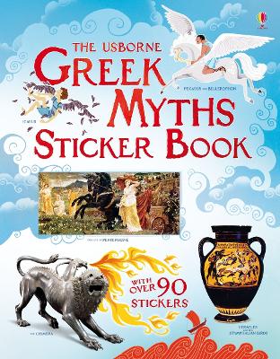 Book cover for Greek Myths Sticker Book