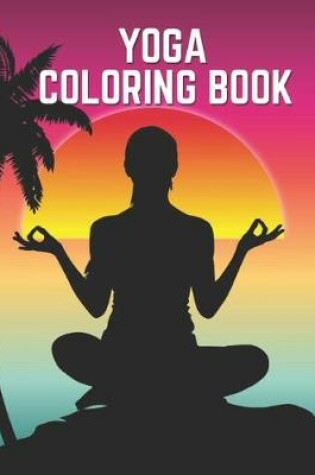 Cover of yoga coloring book