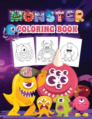 Book cover for Monster Coloring Book For Kids