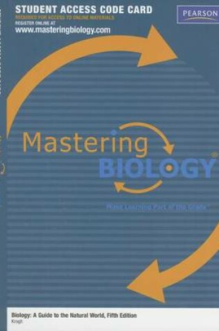 Cover of Mastering Biology -- Standalone Access Card -- for Biology