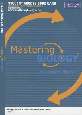 Book cover for Mastering Biology -- Standalone Access Card -- for Biology