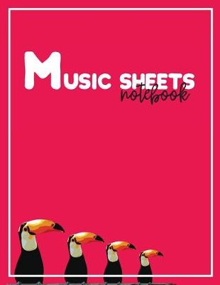 Book cover for Music Sheet Notebooks