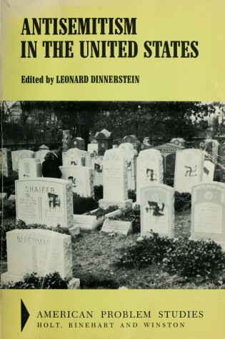 Cover of Anti-Semitism in the United States