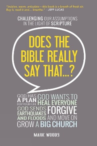 Cover of Does the Bible Really Say That?