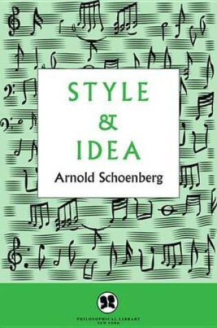 Cover of Style and Idea