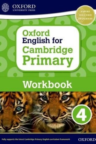 Cover of Oxford English for Cambridge Primary Workbook 4