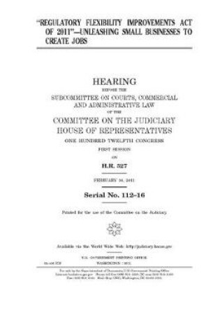 Cover of "Regulatory Flexibility Improvements Act of 2011"