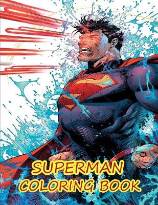 Book cover for Superman Coloring Book