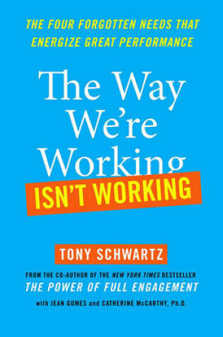 Cover of The Way We're Working Isn't Working