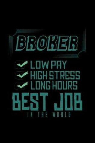 Cover of Broker best job in the world