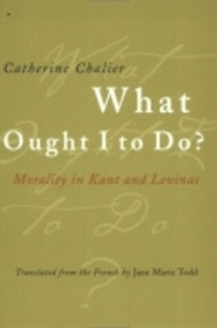 Cover of What Ought I to Do?