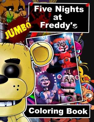 Book cover for Five Nights at Freddy's JUMBO Coloring Book