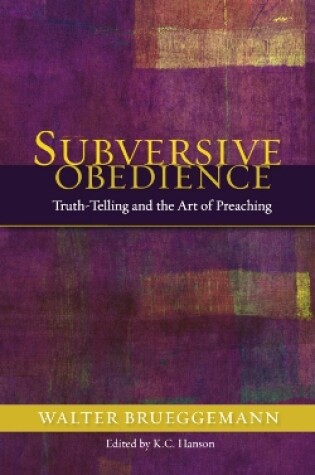 Cover of Subversive Obedience